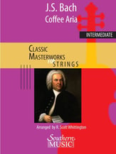 Coffee Aria from Coffee Cantata, BWV 211 Orchestra sheet music cover